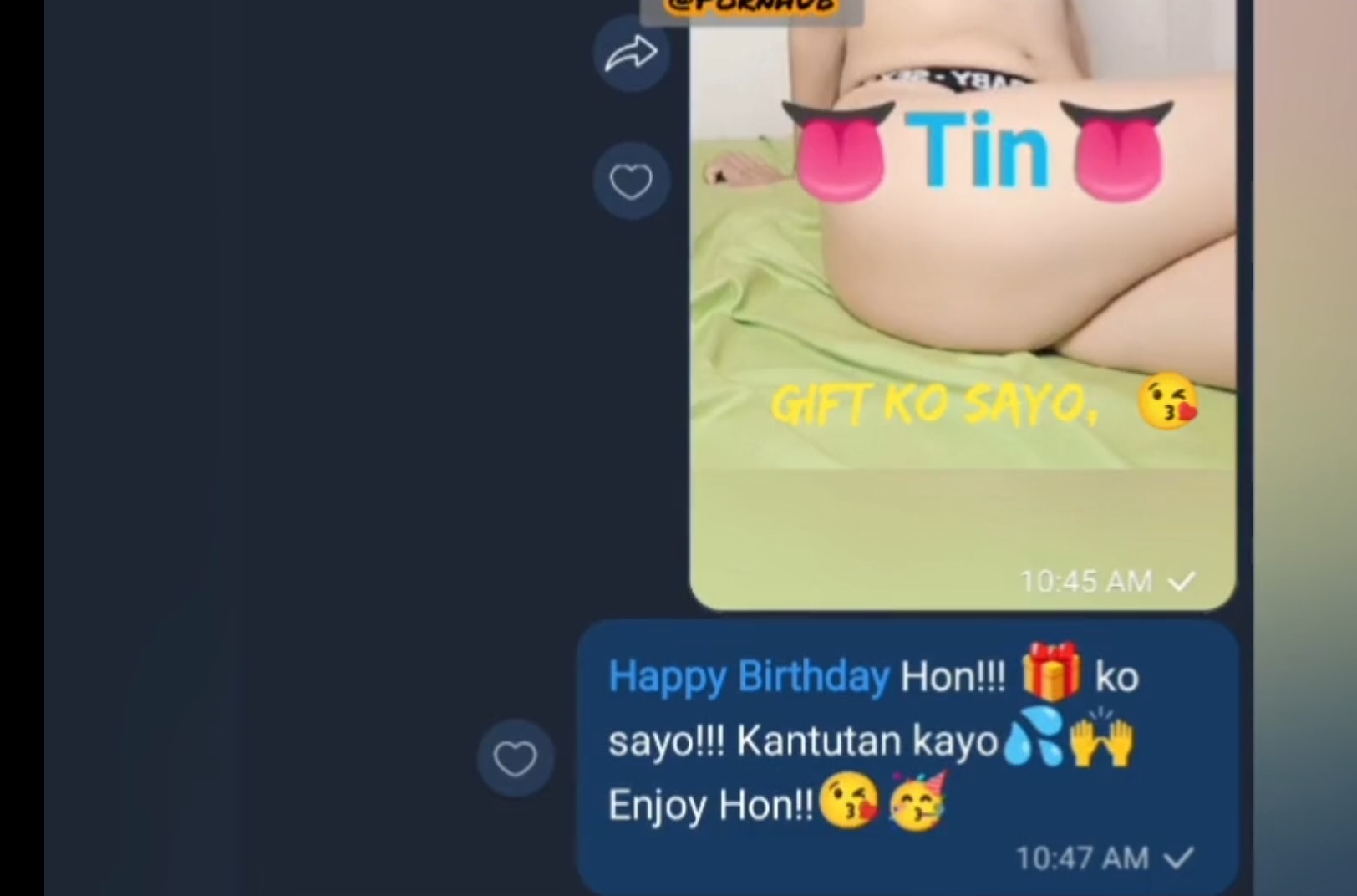 Bday gift kay bf